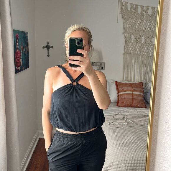 Free People Tops - Free‎ People Top Womens XS Black Halter Crop